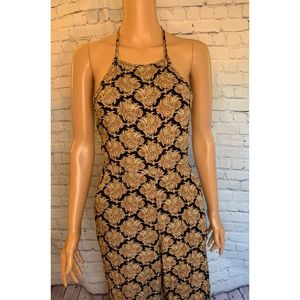 GORGEOUS Long Romper with BowTie Backside macy’s size small